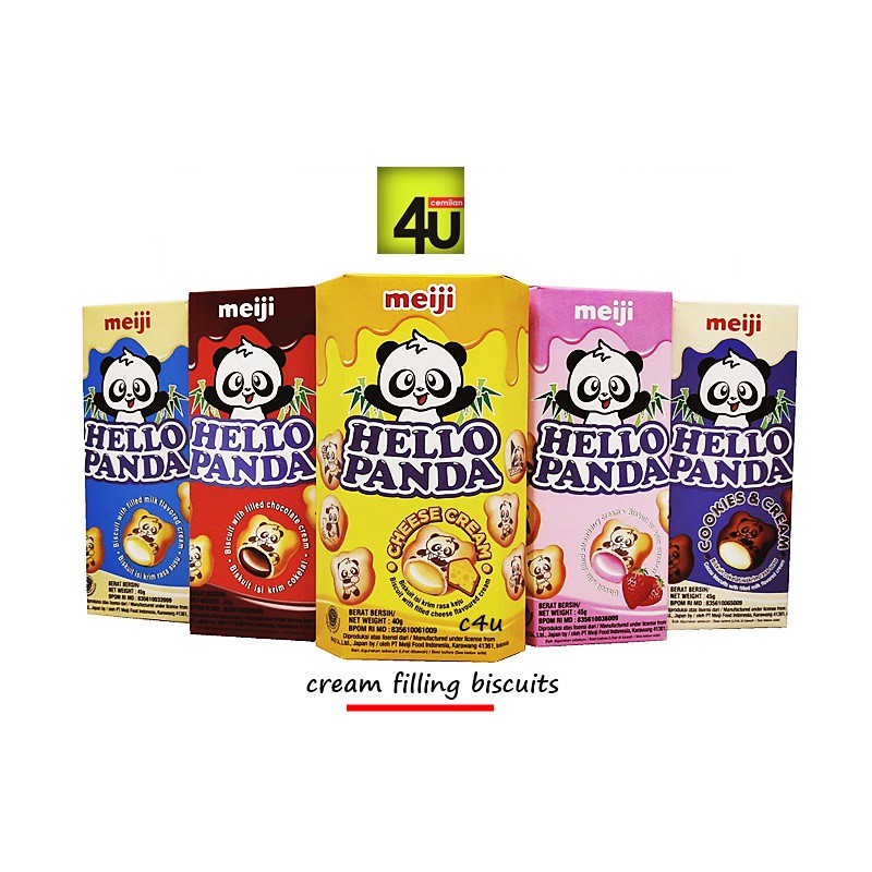 

Hello Panda Box Biskuit - Netto 45 gram