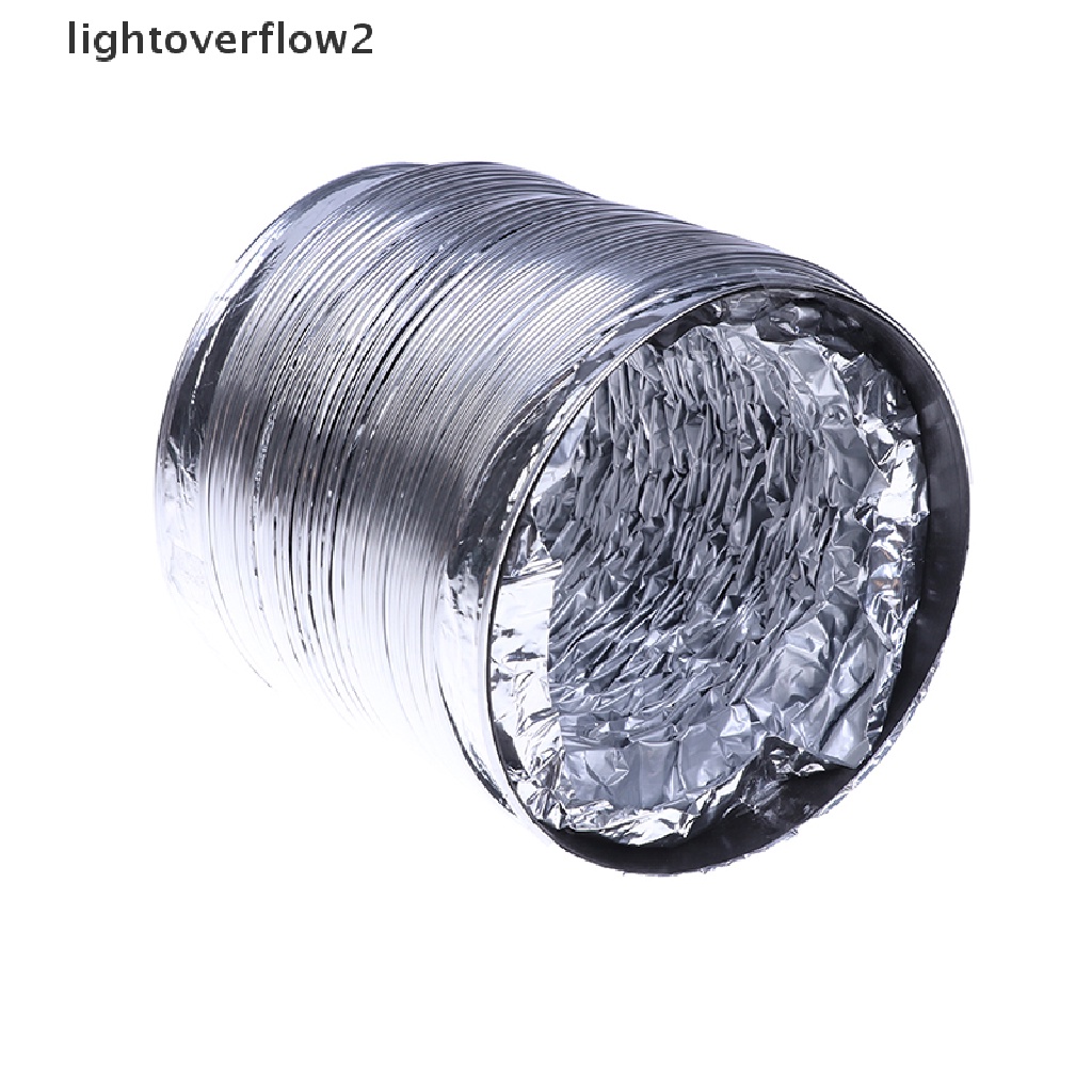 [lightoverflow2] 3.1Inch Flex Air Aluminum Foil Ducting Dryer Vent Hose For Ventilation 1.5M [ID]