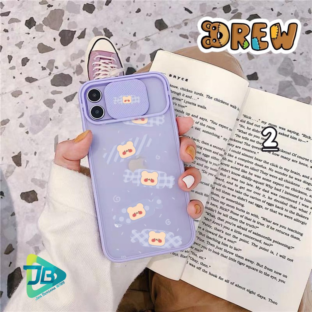 SOFTCASE SLIDE KAMERA DREW OPPO VIVO SAMSUNG XIAOMI REALME IPHONE ALL TYPE JB4773