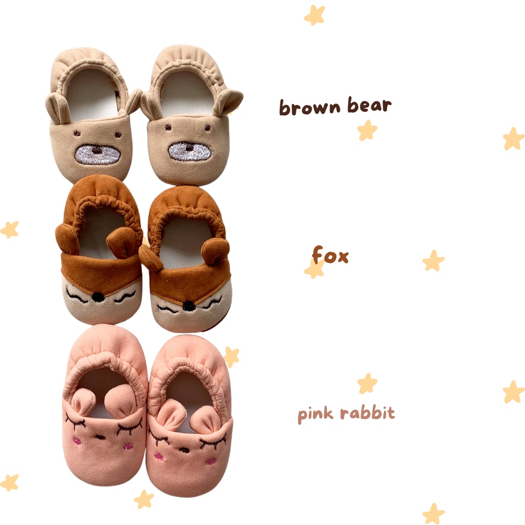 sepatu bakpao anak unisex prewalker anak empuk ANIMAL 6-18 bulan  bayi balita laki laki perempuan