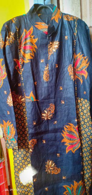 Maura Couple - Sania Ruffle Batik Couple Ori Ndoro Jowi Garansi Termurah Shopee - Kebaya Modern 2564