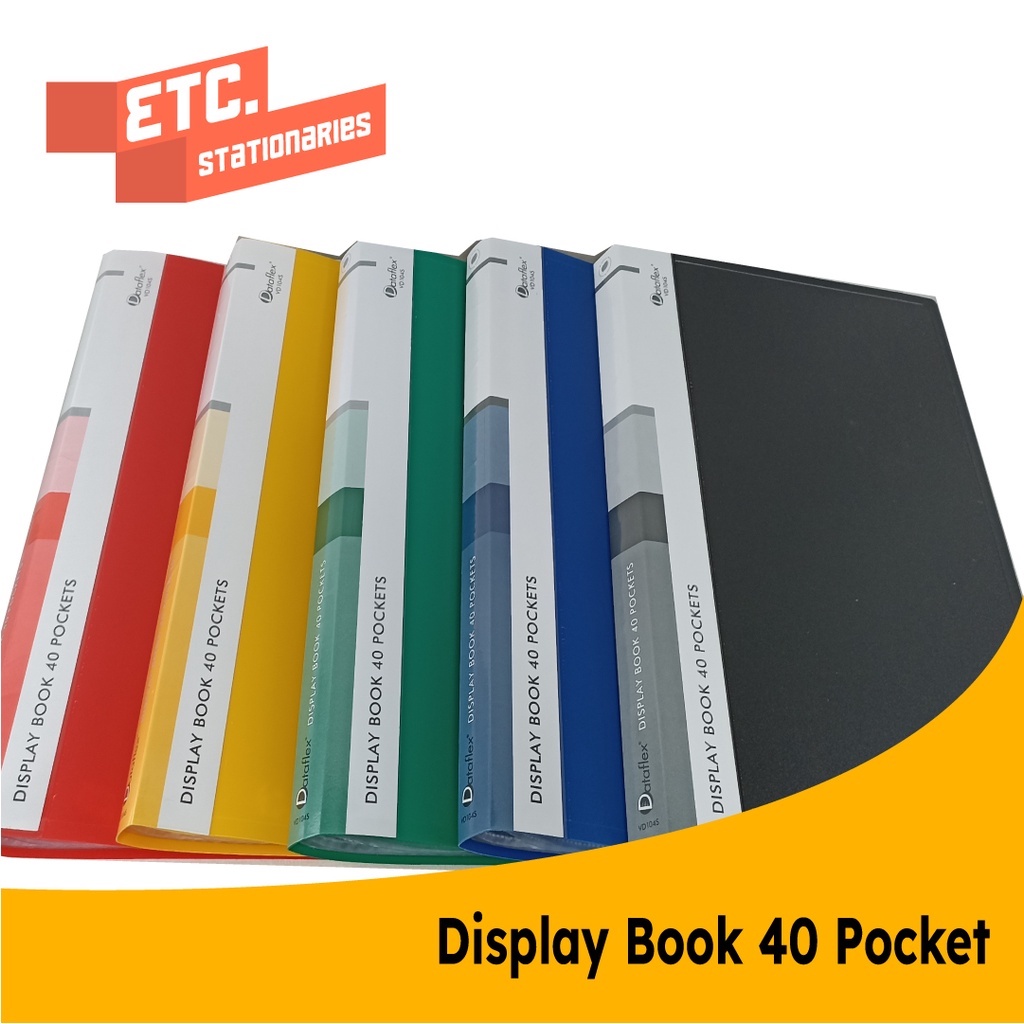 

Dataflex Display Book Folio / Document Keeper / Clear Holder 40 Pocket DF-812