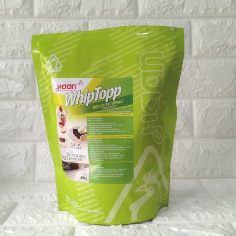 

HAAN WHIPTOPP 600G (Whipped Cream bubuk/Non Dairy Topping)