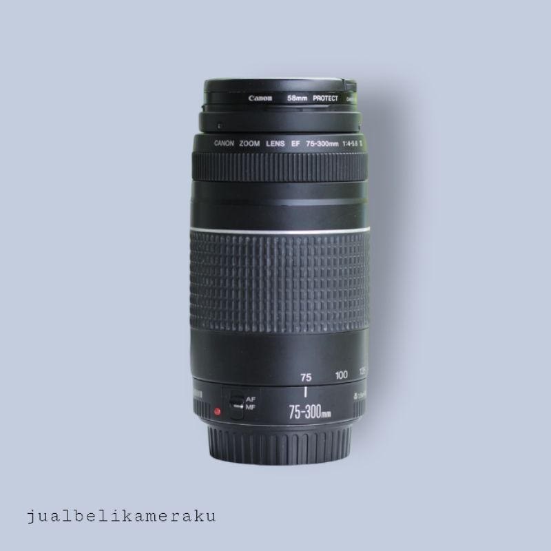 Lensa Canon 75 - 300 mm