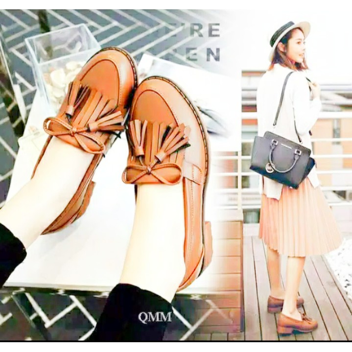 SEPATU LOAFERS DOCMART RUMBAI DOF / SEPATU WANITA  FASHION KOREA RD 03