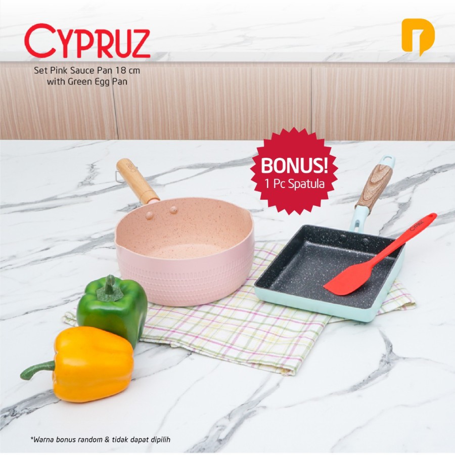 Cypruz Set Saucepan and Egg Pan