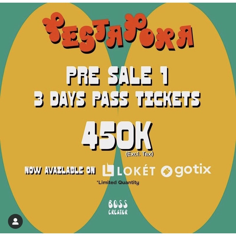 Tiket Pestapora 23-25 September 2022