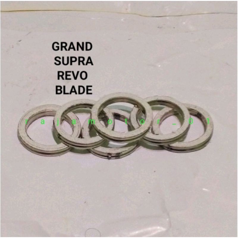 PAKING GASKET KNALPOT KENALPOT GRAND SUPRA X SUPRA FIT X 125 KARISMA REVO BLADE