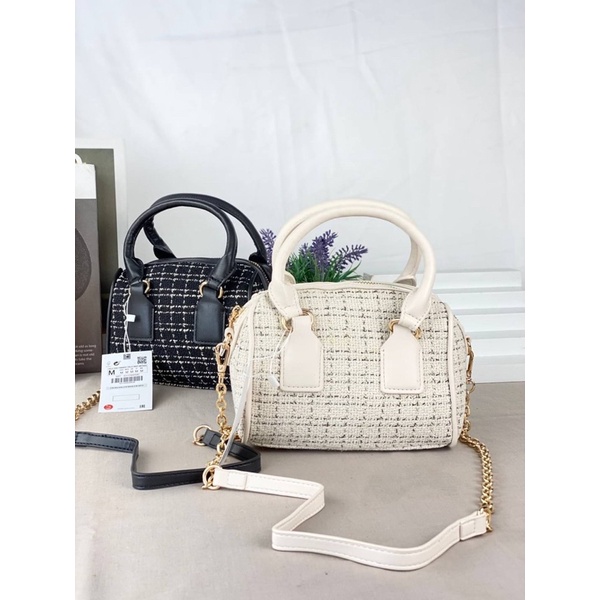 tas selempang zara wanita crossbody z317559 ( free paperbag )
