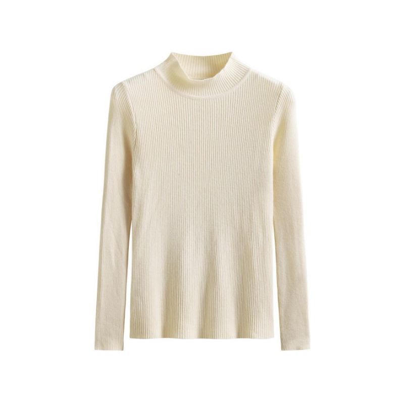 Sweater Blouse wanita Sweater Turtleneck Cotton