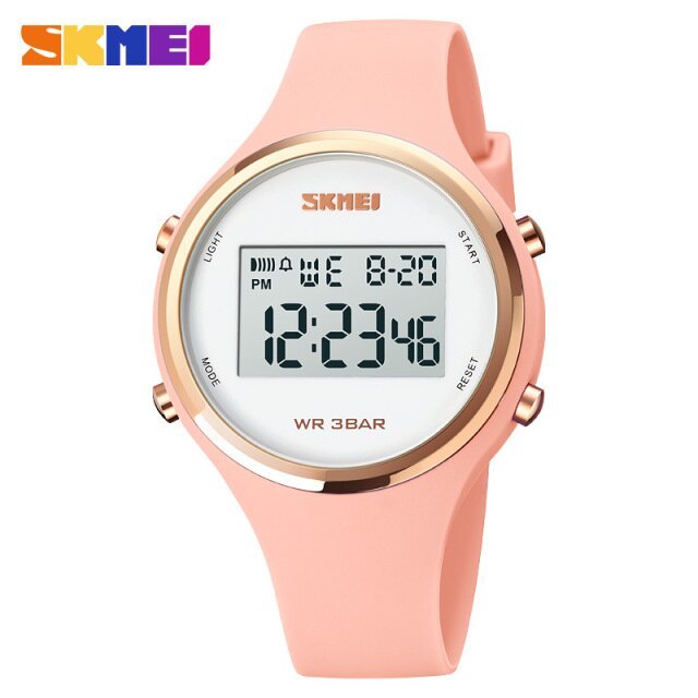 Jam Tangan Wanita SKMEI 1720 Digital LED Rubber Original SKMEINDONESIA