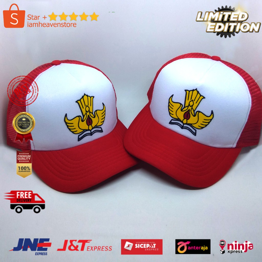 Topi sd dewasa pria wanita cewe cowo Jaring Trucker SD generasi 90an nostagia 90s klasik vintage