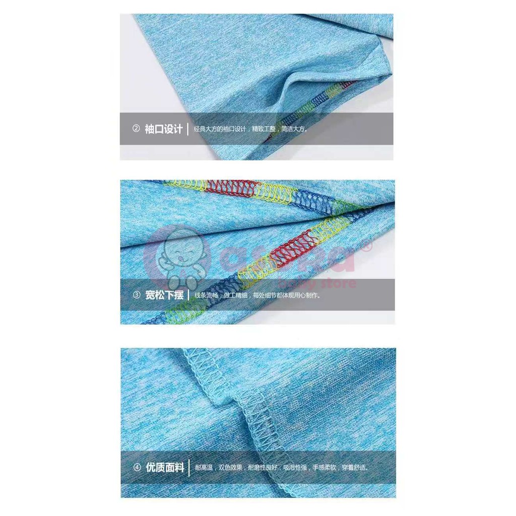 Kaos Dewasa Unisex Tangan Pendek Size S - 3XL ASOKA