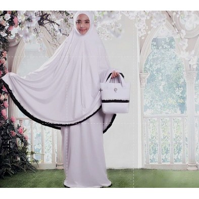 Mukena jersey dewasa han and vie platinum