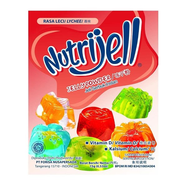 

Nutrijell Rasa Lyche 15 Gr