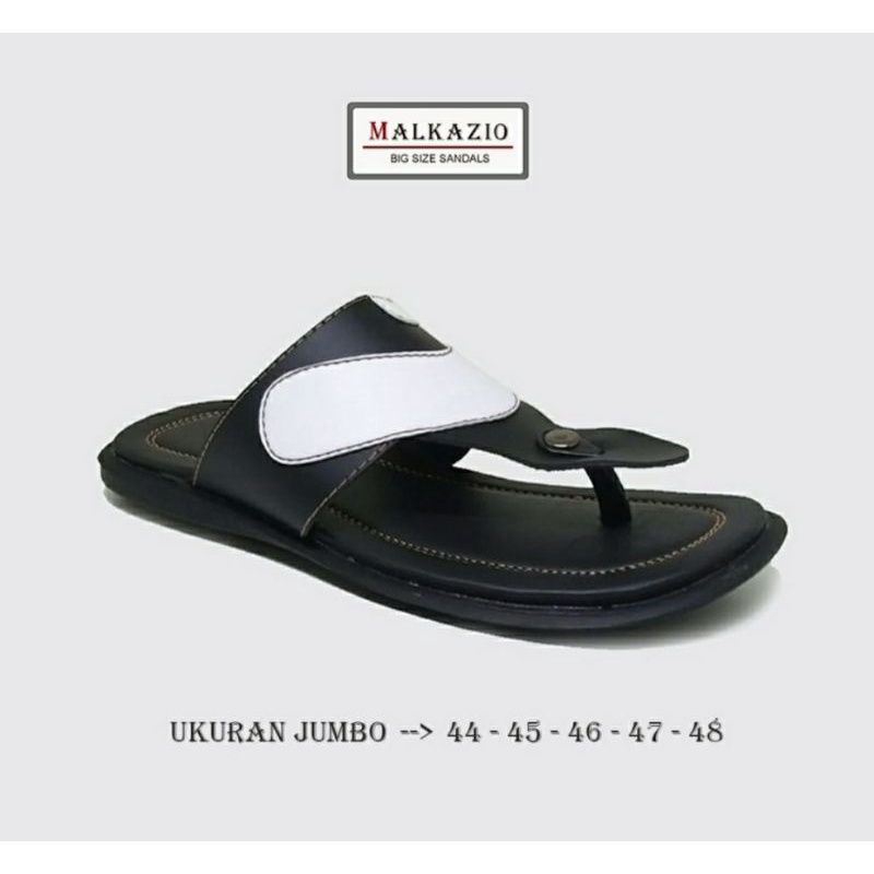 Sandal Jepit M15 Ukuran Big Size 44-45-46-47-48 Jepit Kulit Kasual Pria Exlusive Size JUMBO Gemuk Lebar