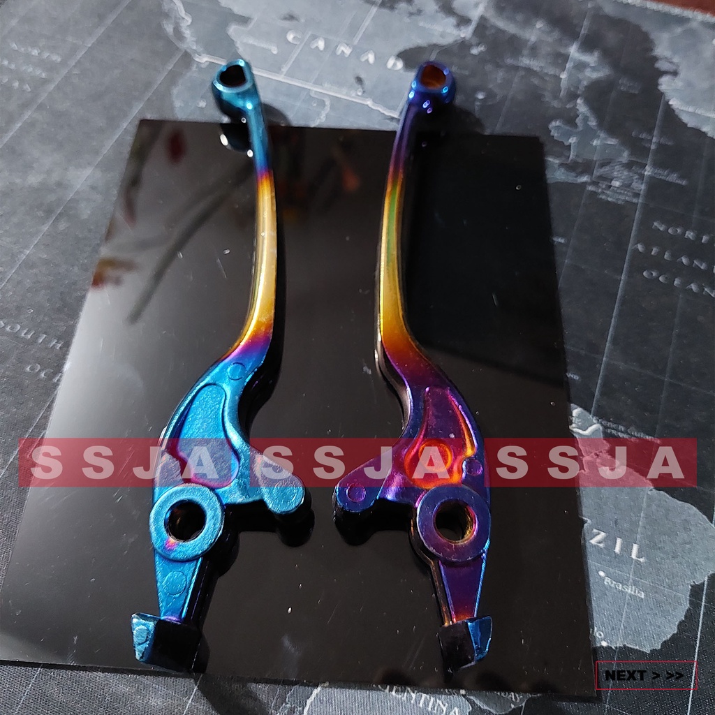 Handle Rem Nmax Variasi Motor NMAX New 2020 / Old 2015 2016 2017 2018 2019 Two Tone merah gold