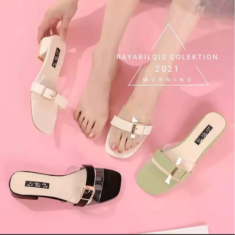 SANDAL MIKA PAREASI GESPER HAK TAHU 3 CM,RAYA SANDAL WANITA