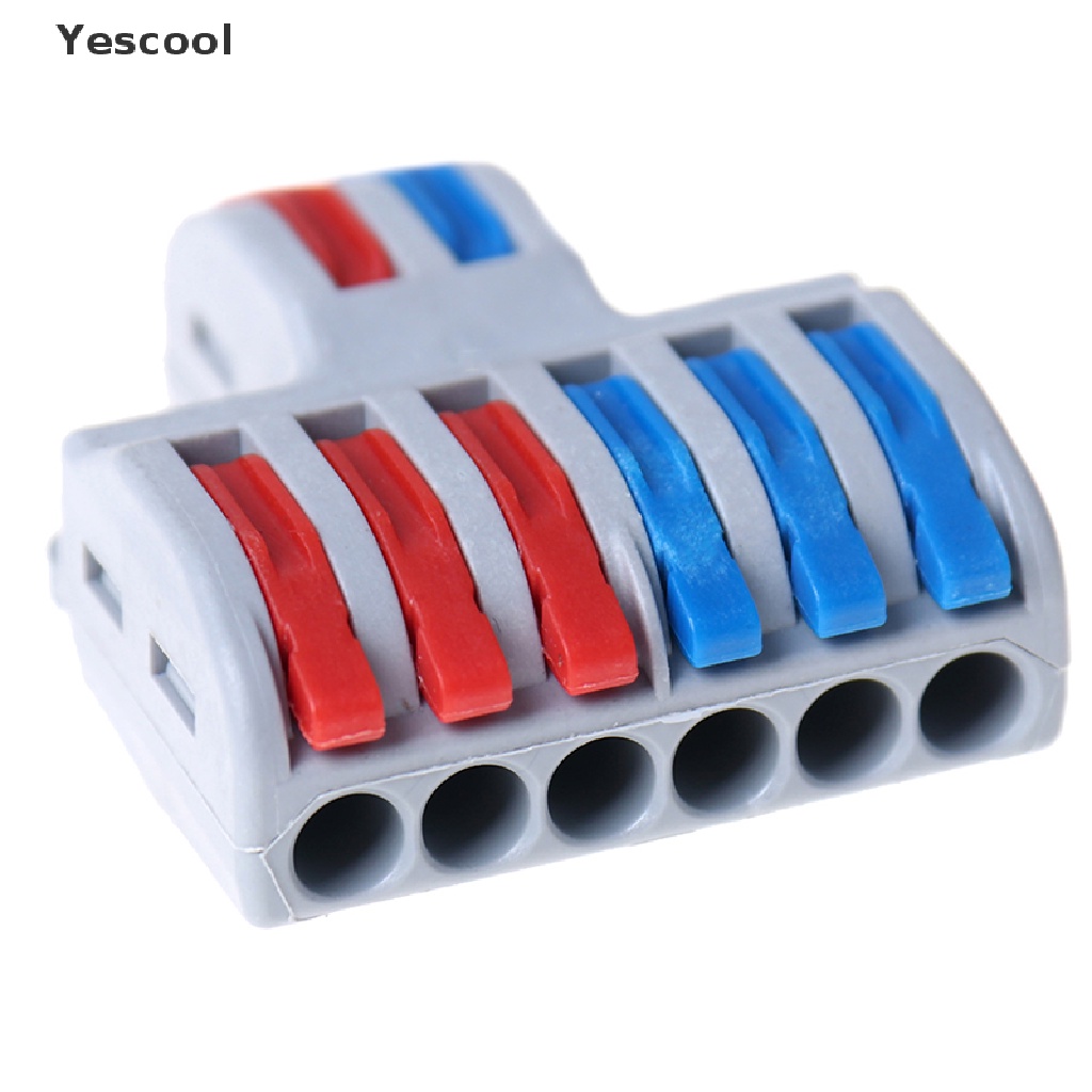 Yescool 1pc Konektor Kabel Terminal Splitter 2 In 4 / 6 Out SPL-42 / 62