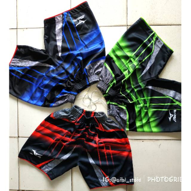 Celana volly mizuno/asics full printing