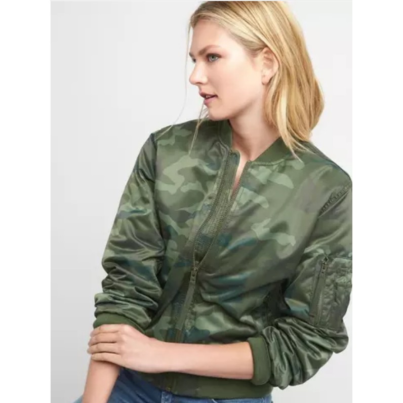 Jaket Gap Camo Nylon Bomber Original