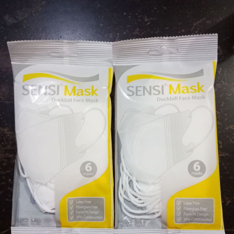 Masker Sensi Duckbill Pack isi 6pcs