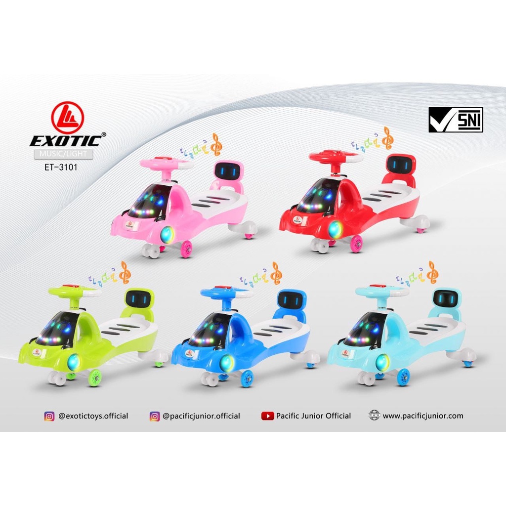 Exotic Swing Car ET3101 / Mainan Mobilan Anak