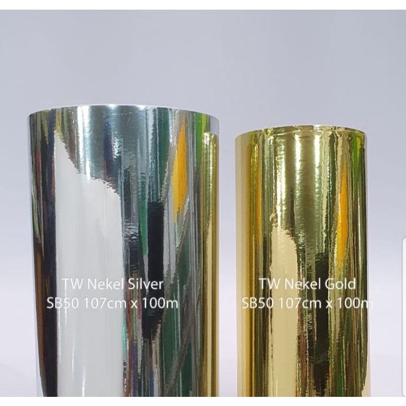 

Stiker Chrome Nekel Silver /Gold 1.07m