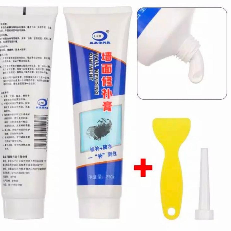 [KODE PRODUK Y9AHU7959] Dempul Semen Cair Tambal Dinding Gypsum Gipsum Tembok Plafond Bemper Retak A
