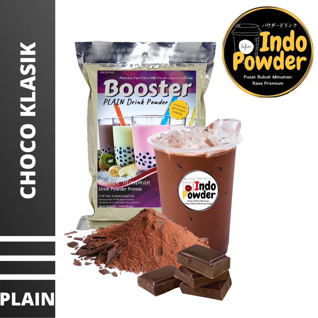 PLAIN Bubuk Minuman CHOCO KLASIK 1Kg - TANPA GULA - Bubuk CHOCO KLASIK 1Kg - CHOCO KLASIK Bubuk 1Kg