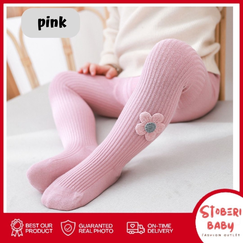 PUNCAK 3.3 stoberi baby - LEGGING PRECIOUS FLO Legging tutup kaki bayi /legging bayi import motif bunga baru