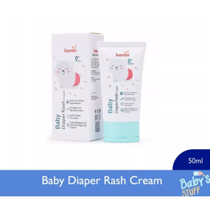 Bambi baby diaper rash cream 50ml