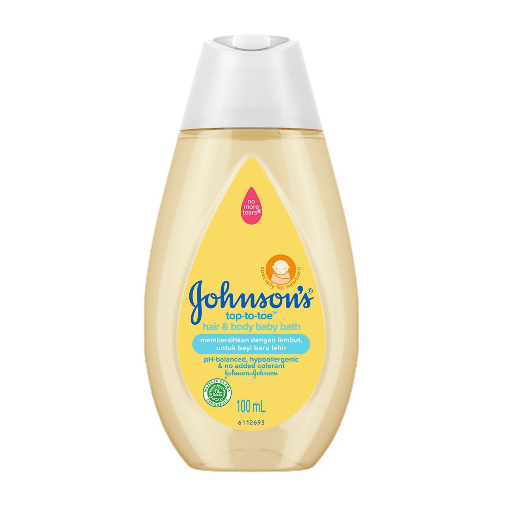 Johnson's Top-To-Toe Hair and Body Baby Bath 100ml