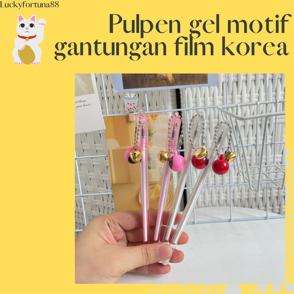 

[Luckyfortuna88] pulpen gel motif gantungan film korea pen gel motif gantungan film korea lucu murah alat tulis kantor alat tulis sekolah lucu kualitas premium