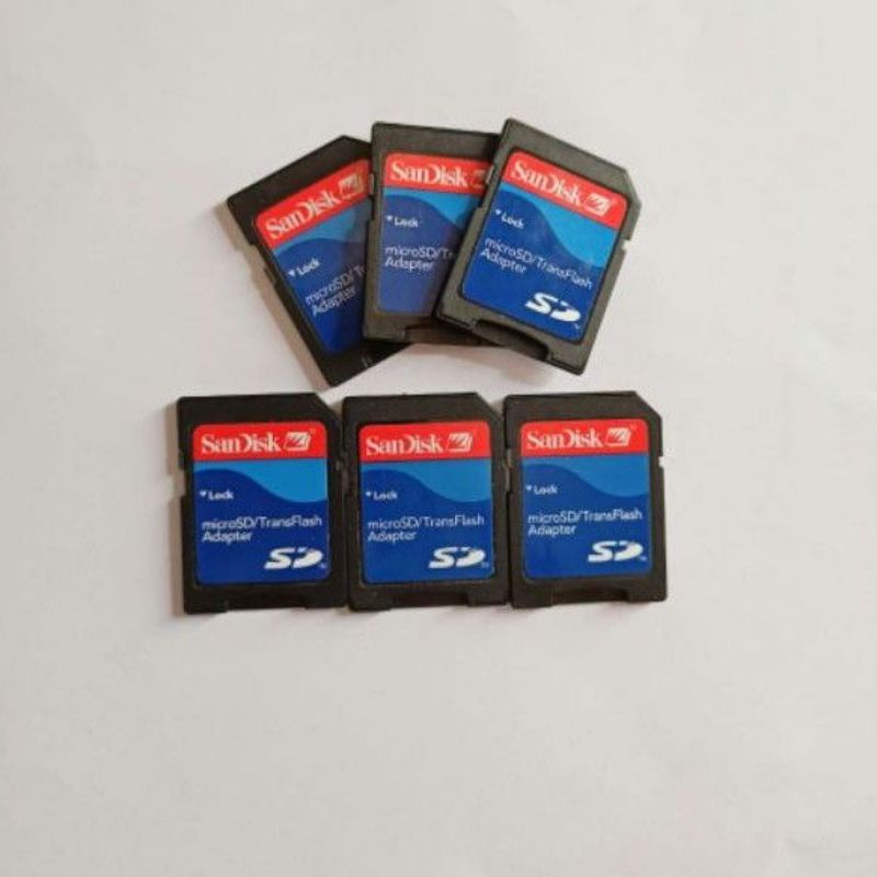 Adapter Memory Sandisk MicroSD to SD Card Original