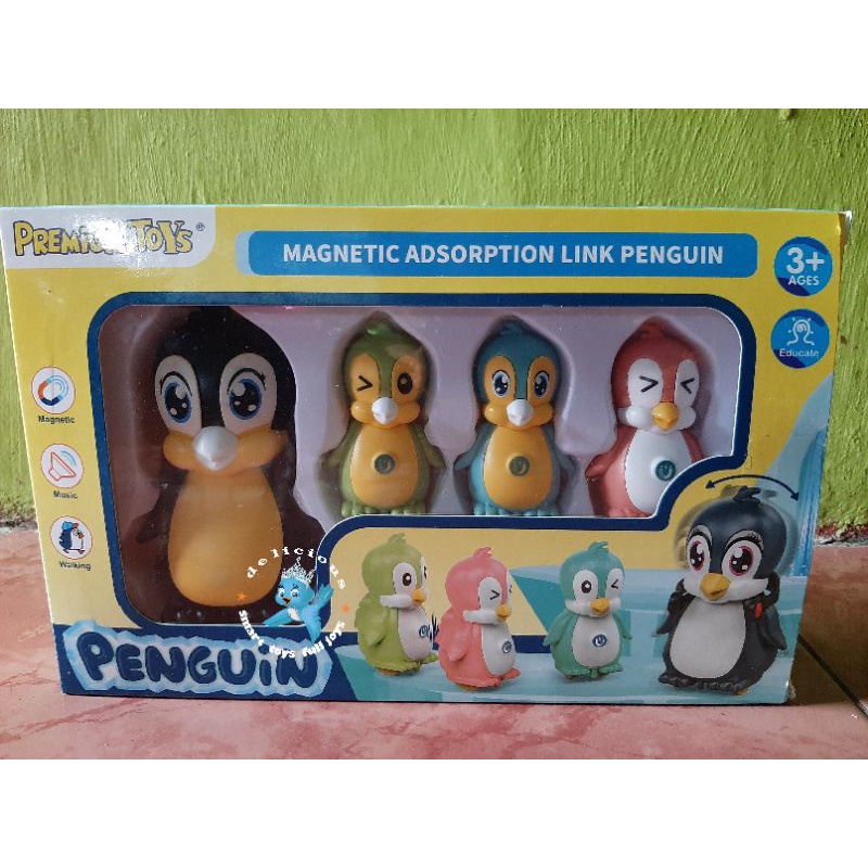 mainan penguin beranak