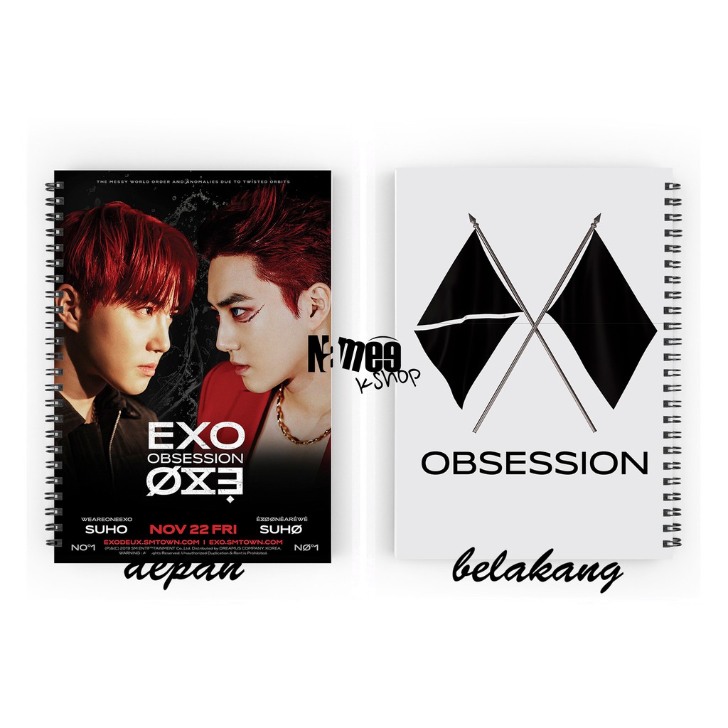 

EXO Notebook Obsession