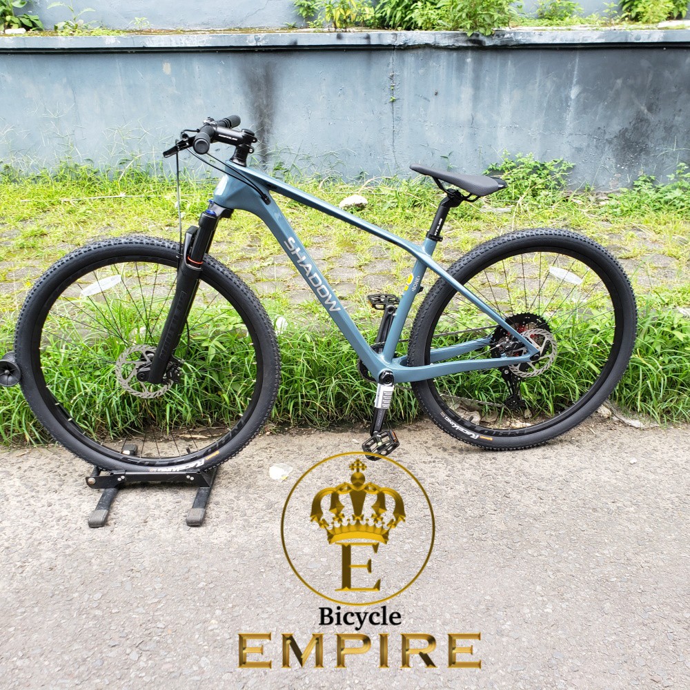 Fullbike Sepeda XC MTB Shadow Bone Carbon 29 Shimano Deore 12 Speed M6100 Bicycle Empire