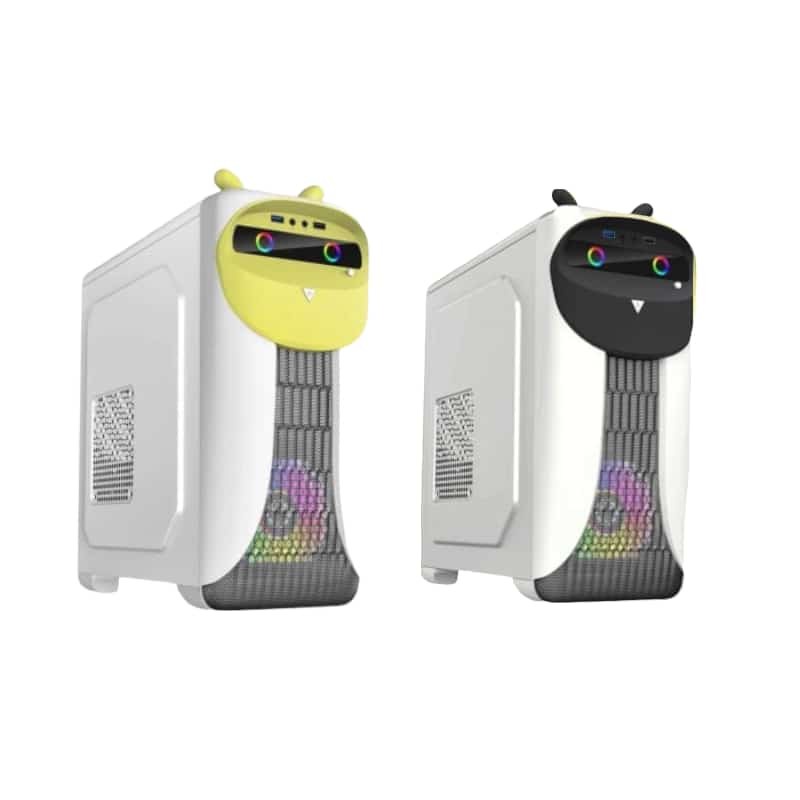 Casing Komputer Gamemax Cute Owl m-ATX Free 1 Fan RGB