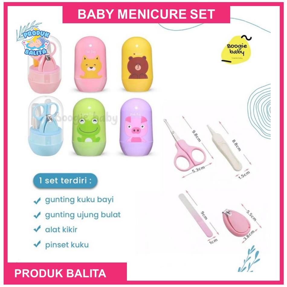 Set Menicure Bayi 4in1 Gunting Kuku Bayi Nail clippers baby