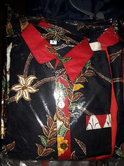 Vanbas Store  Batik Couple Family Adelia Madura Biru / Batik Keluarga / Batik Murah Solo / Ootd Kond