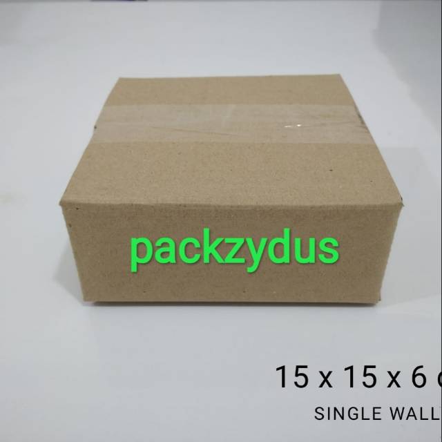

Kardus box ukuran 15x15x6 cm