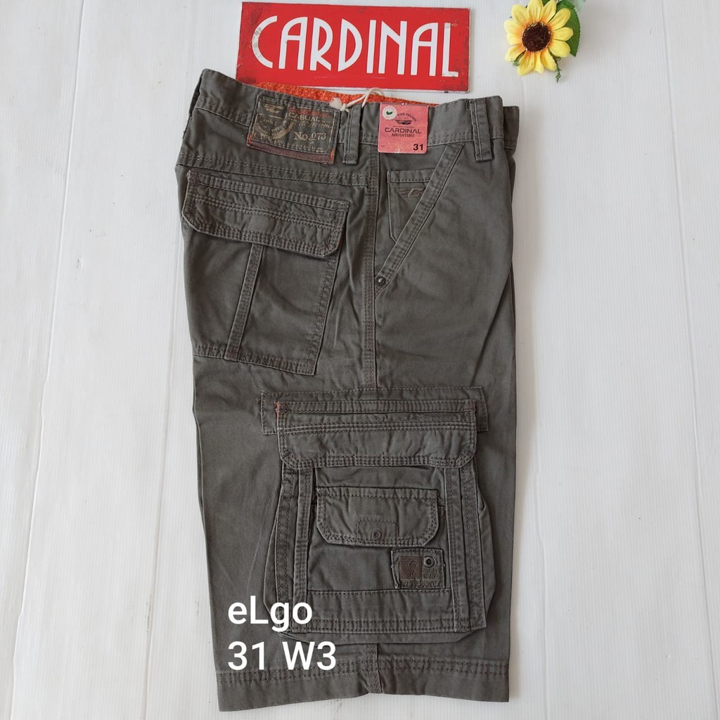 BB 31- W KPL CARDINAL KEMPOL CASUAL Celana Pendek Kempol Fashion Pria Brand Kekinian