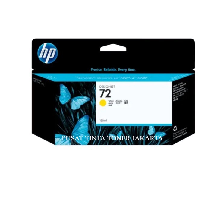 Tinta HP 72 Yellow 130ml = HP Designjet T610, T620, T790, T2300, T1300