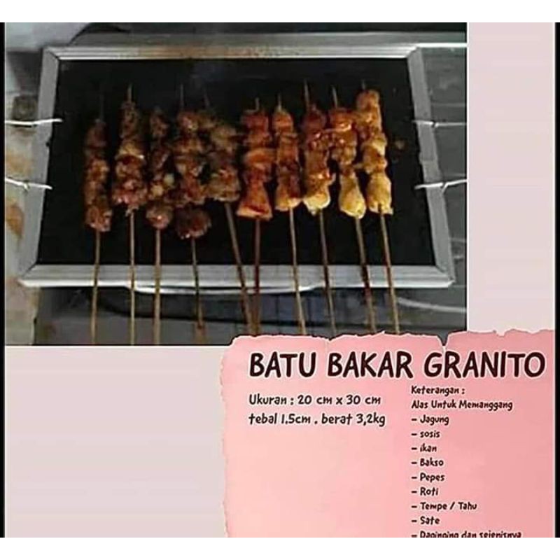 alat panggang Bakar batu granito