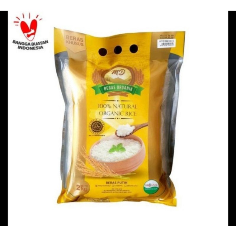 

MD Beras Organik Beras Putih 2 kg