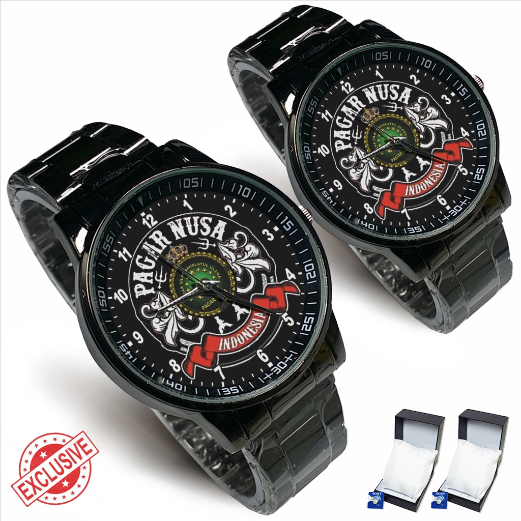 Jam Tangan Rantai Couple PAGAR NUSA N.U INDONESIA - 2 (Limited Edition)