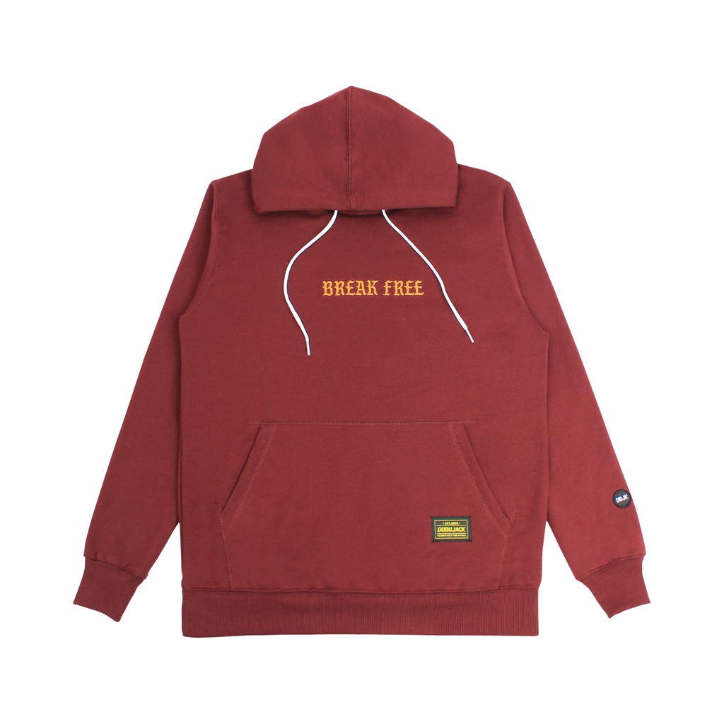 

Dobujack Hoodie Break Free Maroon Hood