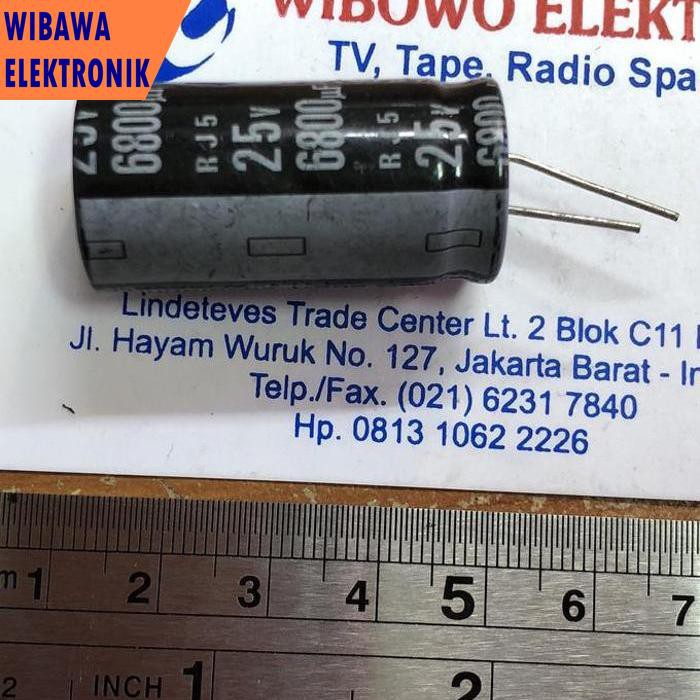 ELCO 6.800uf-25V elna 105•c wbwele88 Murah