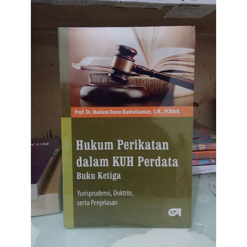 hukum perikatan dalam kuh perdata buku ketiga